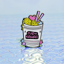 Load image into Gallery viewer, Cup of Kawaii Enamel Pin // Original Design
