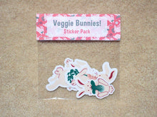 Load image into Gallery viewer, Veggie Bunnies! Sticker Pack
