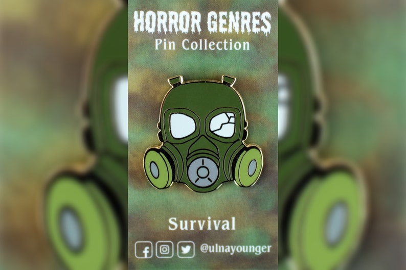 Survival Horror Genres Hard Enamel Pin 1.5