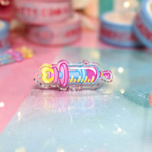 Load image into Gallery viewer, Menhera Kei- Kawaii Pink Syringe Acrylic Dangle Earrings
