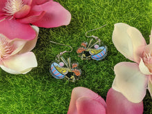Load image into Gallery viewer, Ramen Bowl Earrings- Acrylic Dangle Earrings
