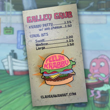 Load image into Gallery viewer, Krabby Patty SINGLES 1.25&quot; Soft Enamel Pin
