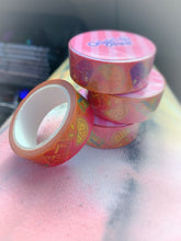 Load image into Gallery viewer, Fruity Boba Bubble Tea Washi Tape ( stationary cute colorful Kawaii sweet strawberry orange citrus )
