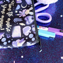 Load image into Gallery viewer, Pastel Bun Witch Make-up/Pencil Pouches
