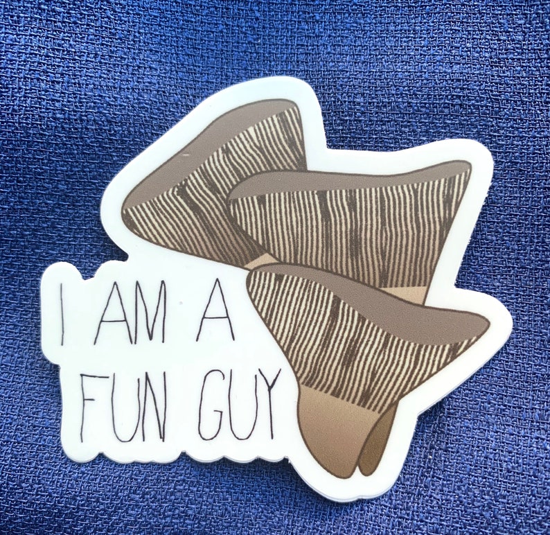 Fun-Guy Vinyl Sticker: 
