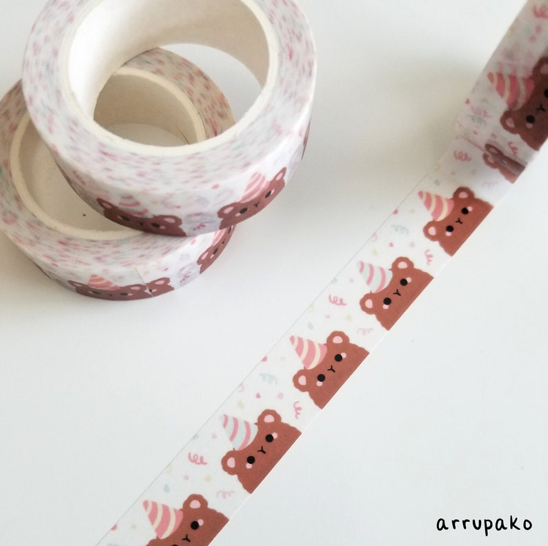 Bear Party Washi Tape