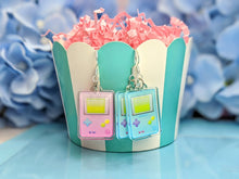 Load image into Gallery viewer, Pastel Gamer Earrings- Acrylic Dangle Earrings
