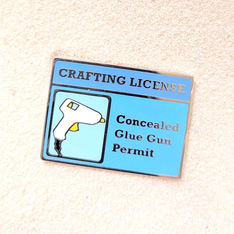 Crafting License Concealed Glue Gun Permit - 1.5