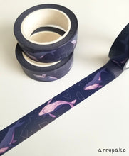Load image into Gallery viewer, Galaxy Whales Washi Tape
