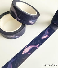 Load image into Gallery viewer, Galaxy Whales Washi Tape
