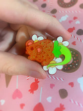 Load image into Gallery viewer, Strawberry Mouse Enamel Pin LE 25

