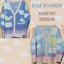 Load image into Gallery viewer, Rising Sky Cardigan: Moon or Sun
