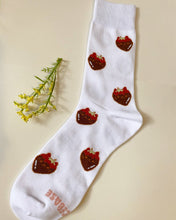 Load image into Gallery viewer, Kawaii Strawberry Cat Anniversary chococat socks
