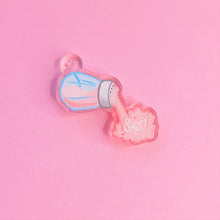 Load image into Gallery viewer, Pink, Salty Salt Shaker Earrings- Acrylic Dangle Earrings
