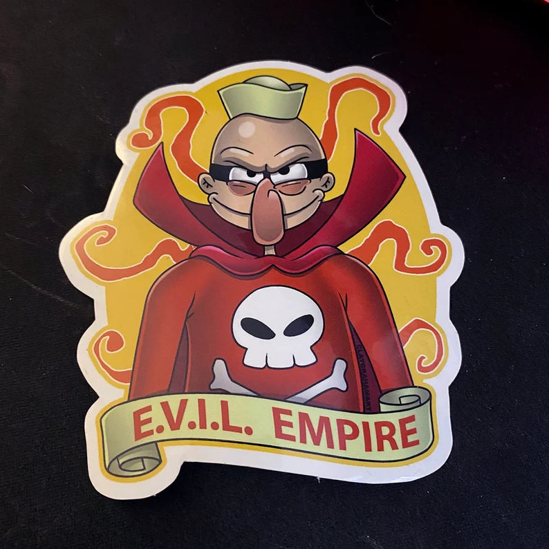 E.V.I.L. Empire vinyl sticker