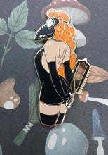 Load image into Gallery viewer, Sexy Plague Doctor Glitter Enamel Pins: 6 Color Options!
