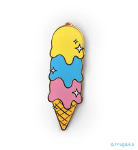 Load image into Gallery viewer, Triple Scoop Ice Cream Pin
