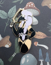 Load image into Gallery viewer, Sexy Plague Doctor Glitter Enamel Pins: 6 Color Options!
