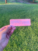 Load image into Gallery viewer, Spooky Cutie Sticker - Cute Pastel Halloween Sparkle Vinyl Sticker
