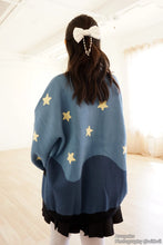 Load image into Gallery viewer, Unisex Oversized Starry Night Cardigan
