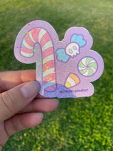 Load image into Gallery viewer, Spooky Candy Sticker - Pastel Creepmas Sticker
