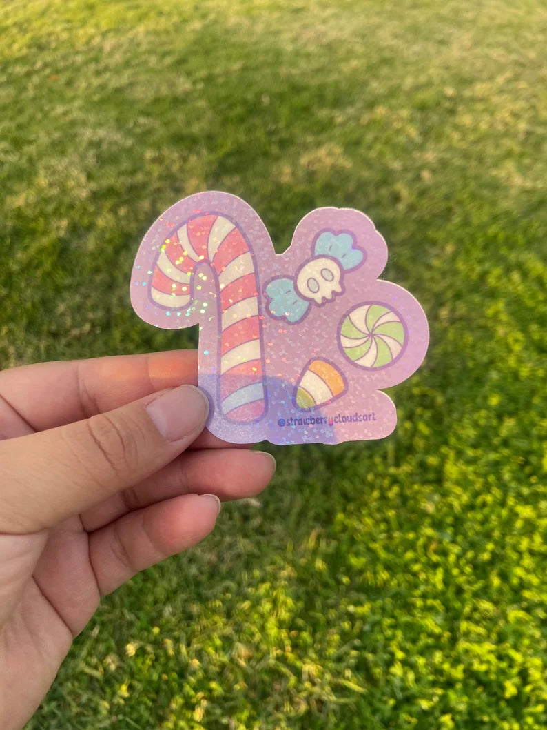 Spooky Candy Sticker - Pastel Creepmas Sticker