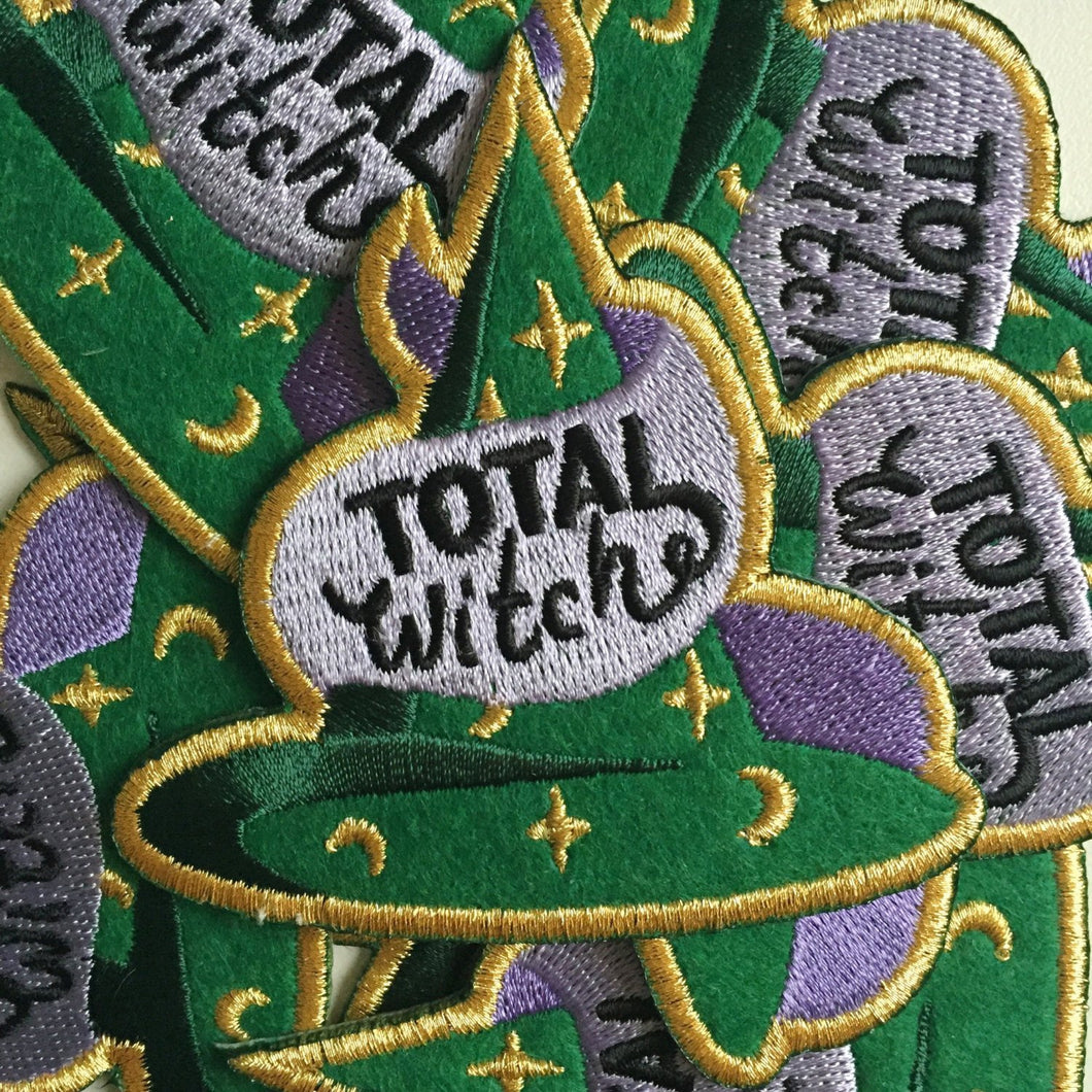 Total Witch Iron On Patch