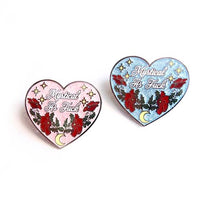 Load image into Gallery viewer, Glitter Mystical as Fu*k Heart Pin
