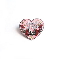 Load image into Gallery viewer, Glitter Mystical as Fu*k Heart Pin
