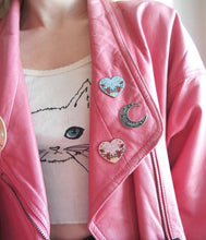 Load image into Gallery viewer, Glitter Mystical as Fu*k Heart Pin
