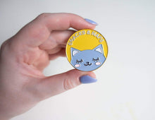 Load image into Gallery viewer, Snacks &amp; Naps Cat Pin
