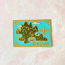 Load image into Gallery viewer, Neverland map Peter pan cute embroidered patch iron on design
