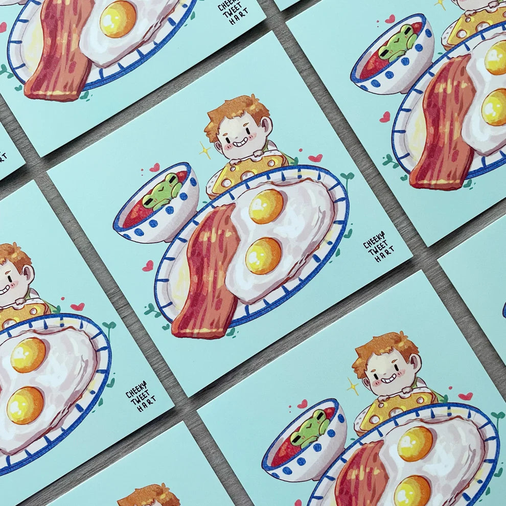 Castle Breakfast Art Prints
