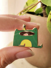 Load image into Gallery viewer, Party Frog Enamel Pin
