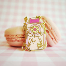 Load image into Gallery viewer, Remnant of a Payphone pin: Pink and Red variants!
