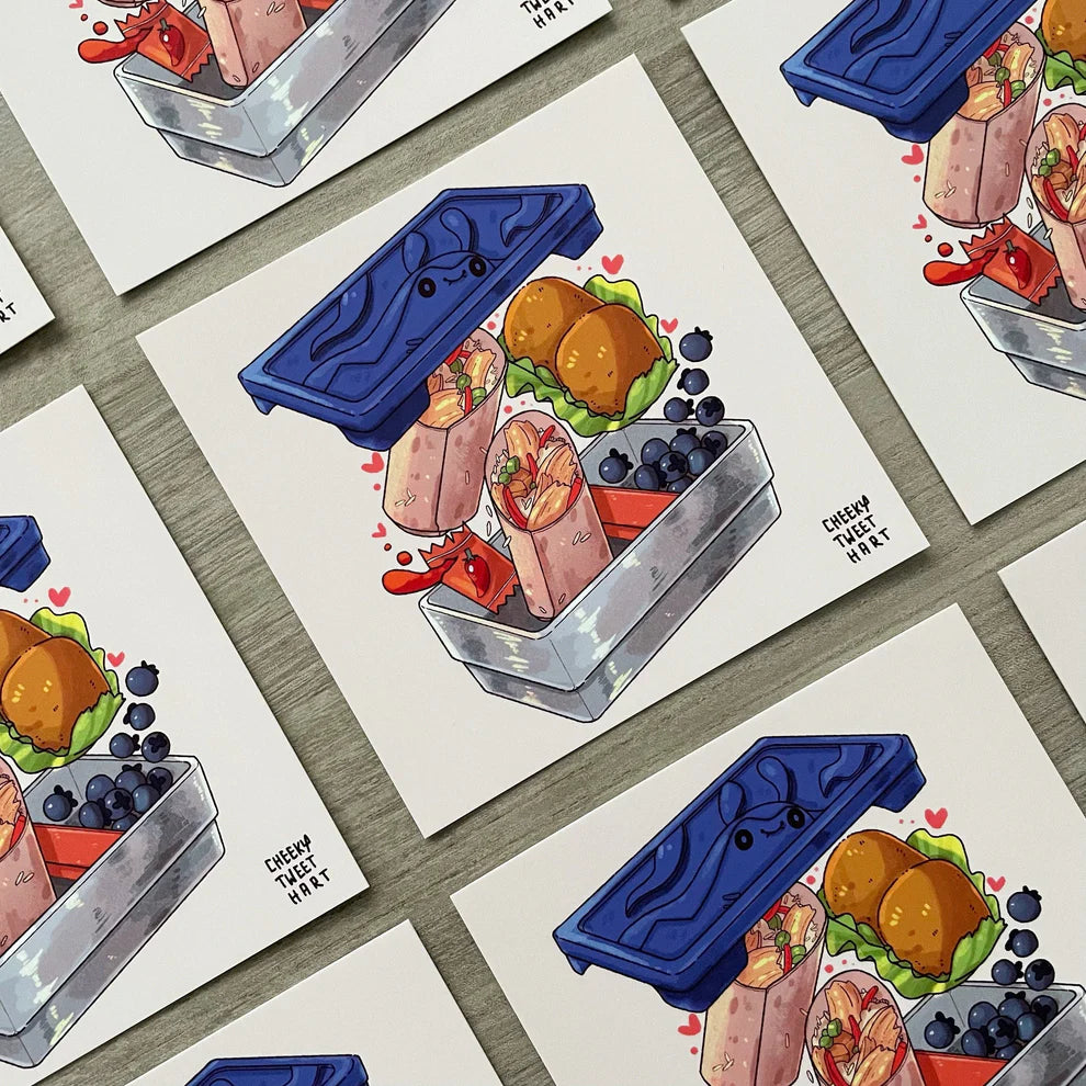 Mantachan Bento Box Art Prints