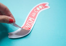 Load image into Gallery viewer, Feminism is Cool Vinyl Sticker

