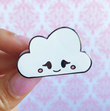 Load image into Gallery viewer, Happy Cloud Enamel Pin
