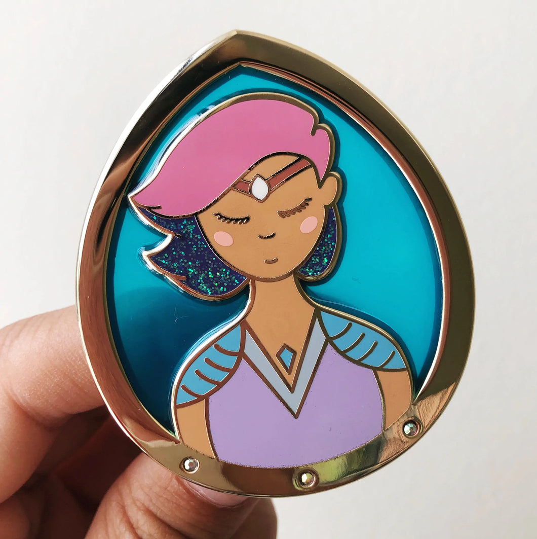 Sparkle's Frame Enamel Pin