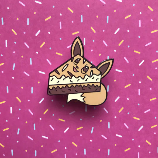 Cute Brown Woodland Pocket Monster cake pin