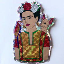 Load image into Gallery viewer, Frida Con Amigos Holographic Sticker
