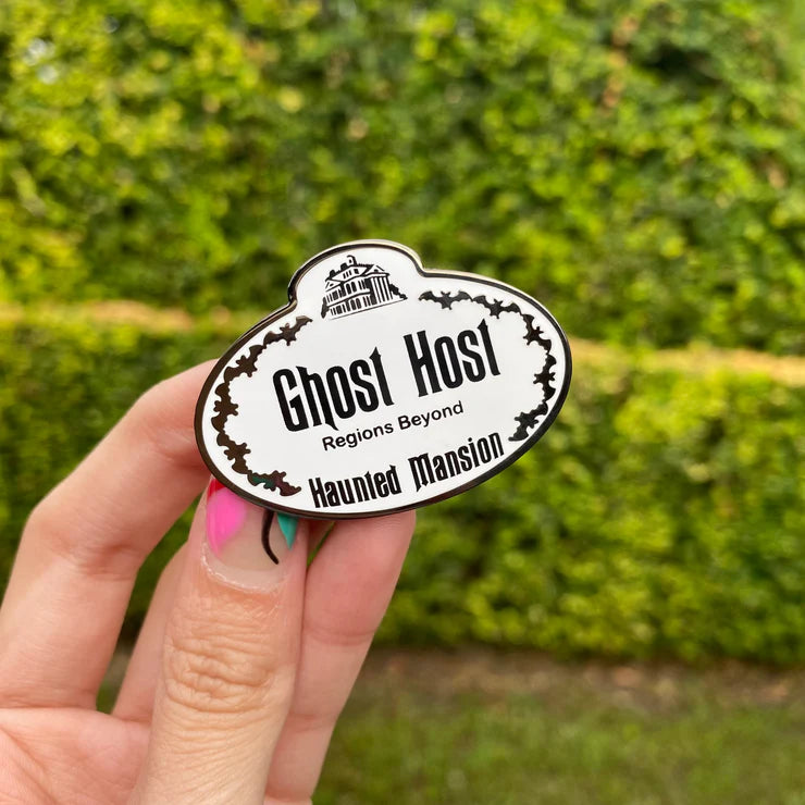 Ghost host nametag pin
