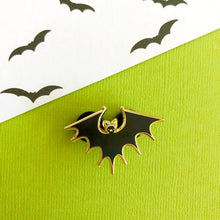 Load image into Gallery viewer, Spiky Bat Enamel Pin
