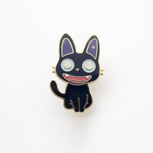 Load image into Gallery viewer, BLACK CAT ENAMEL PIN
