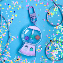 Load image into Gallery viewer, Yarn Gumball Machine Shaker Keychain
