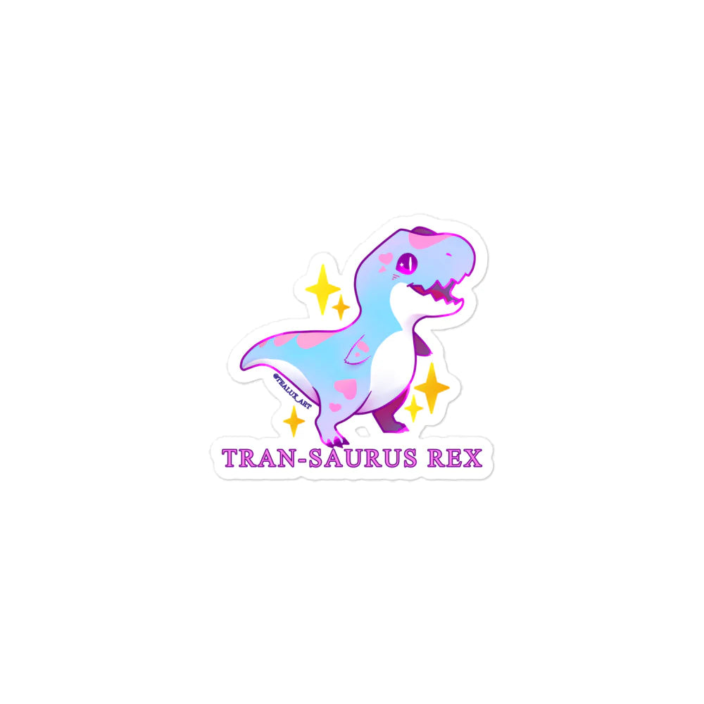 Tran-saurus Rex sticker