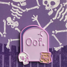 Load image into Gallery viewer, Pastel Oof Tombstone Soft Enamel Pin
