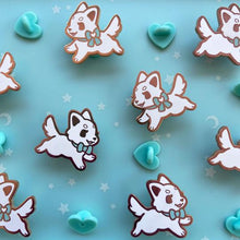 Load image into Gallery viewer, Pastel Puppy Collar Pins - Mint
