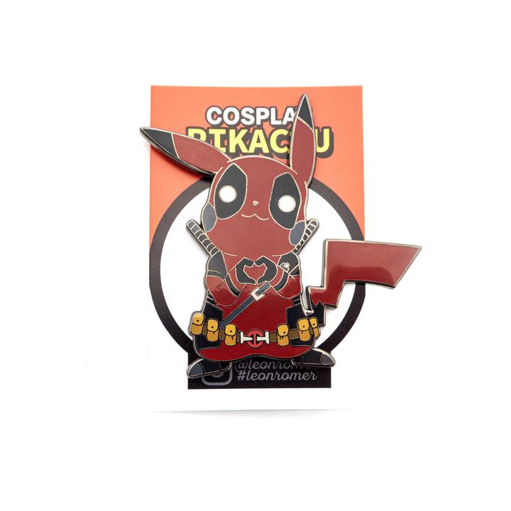 DEADPIKAPOOL HARD ENAMEL PIN
