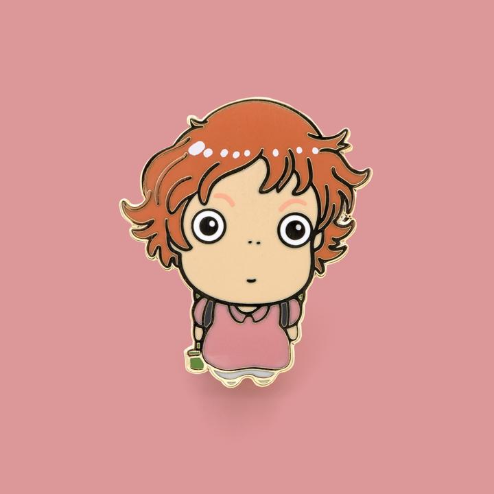 GIRL ENAMEL PIN